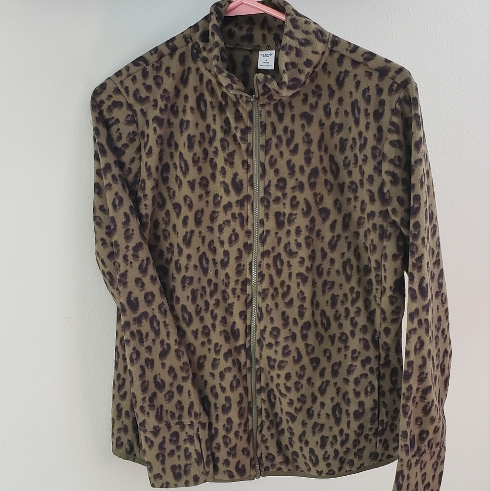 Leopard Zip-Up